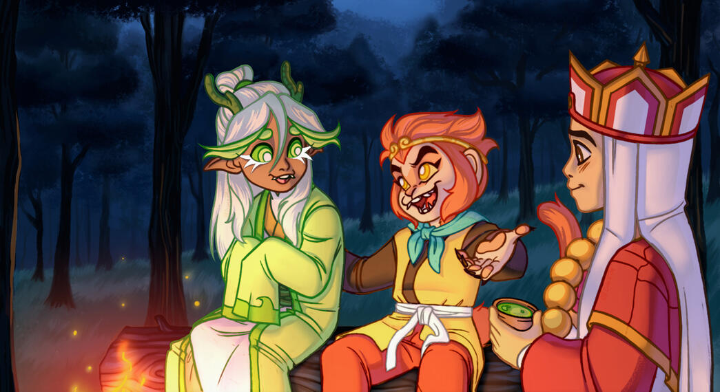 Fanart of the show LEGO Monkie Kid