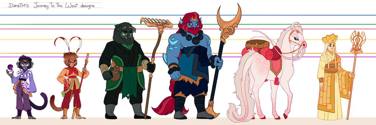 My Journey To The West Character Design for personal use